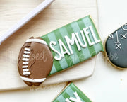Cookie Cutters - Football Plaque - Cookie Cutter - The Sweet Designs Shoppe - TSDS - - ALL,Birthday,Cookie Cutter,happybirthdday,Plaque,Plaques,PLAQUES HANDLETTERING,Promocode,Sign,sport,sports,STL