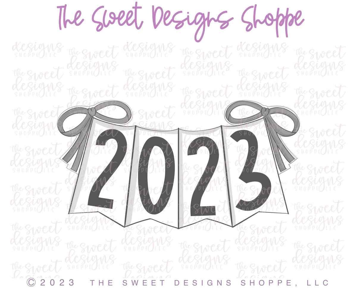 Cookie Cutters - Four Space Modern Bunting - Cookie Cutter - The Sweet Designs Shoppe - TSDS - - ALL,Baby,Baby / Kids,Birthday,Cookie Cutter,Easter,Easter / Spring,Plaque,Plaques,PLAQUES HANDLETTERING,Promocode,STL,valentine,Valentine's,Wedding,Wedding Favors