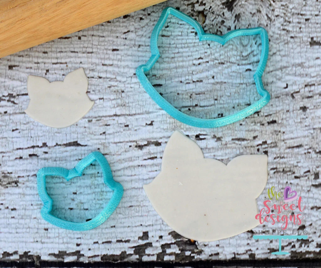 Cookie Cutters - Fox Face v2- Cookie Cutter - The Sweet Designs Shoppe - - ALL, Animal, Animals, Animals and Insects, Cookie Cutter, Promocode, Woodland