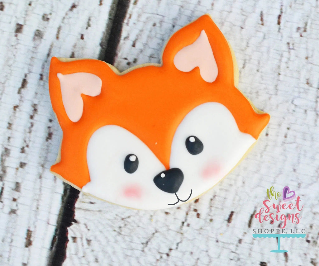 Cookie Cutters - Fox Face v2- Cookie Cutter - The Sweet Designs Shoppe - TSDS - - ALL,Animal,Animals,Animals and Insects,Cookie Cutter,Promocode,Woodland