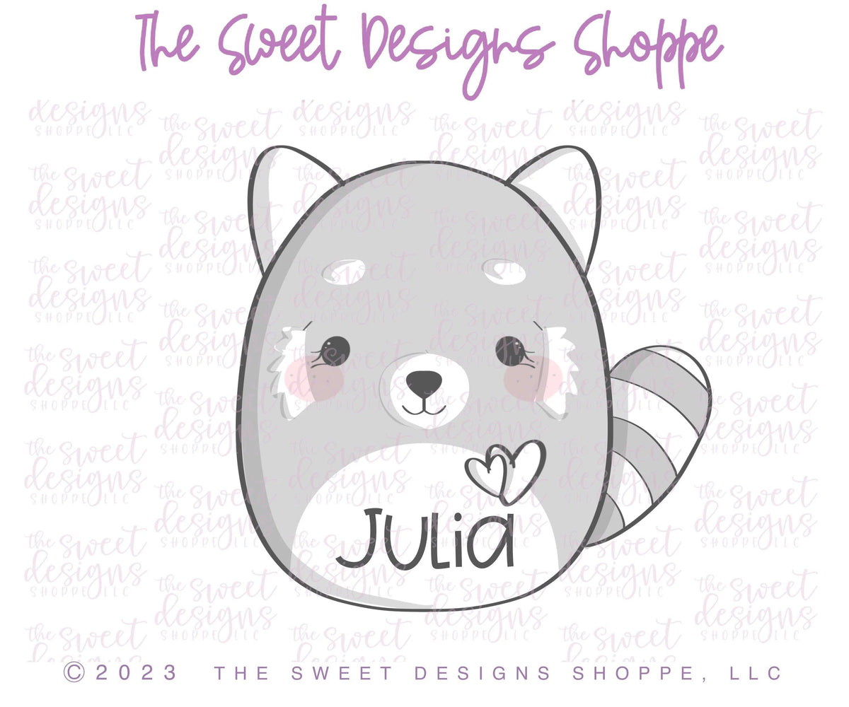 Cookie Cutters - Fox, Raccoon and Red Panda Plush - Cookie Cutter - The Sweet Designs Shoppe - TSDS - - ALL,Animal,Animals,Baby / Kids,baby toys,Cookie Cutter,kid,kids,Kids / Fantasy,Plush,Promocode,STL,toy,toys,valentine,valentines