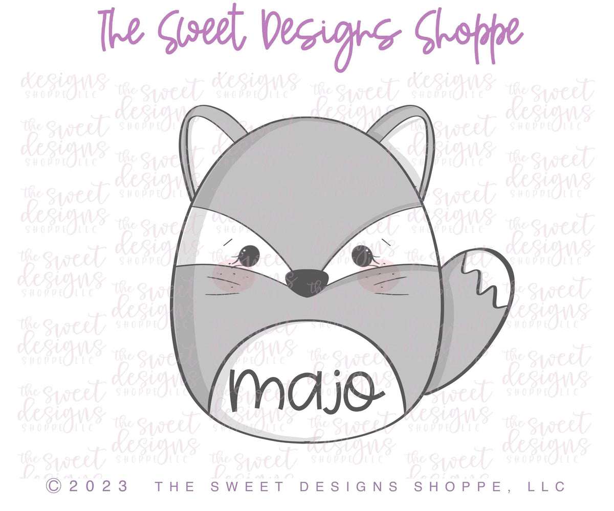 Cookie Cutters - Fox, Raccoon and Red Panda Plush - Cookie Cutter - The Sweet Designs Shoppe - TSDS - - ALL,Animal,Animals,Baby / Kids,baby toys,Cookie Cutter,kid,kids,Kids / Fantasy,Plush,Promocode,STL,toy,toys,valentine,valentines