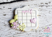 Cookie Cutters - Frame with Flowers - Cookie Cutter - The Sweet Designs Shoppe - TSDS - - 4th,4th July,4th of July,ALL,Bachelorette,Cookie Cutter,date plaque,fourth of July,Grad,graduations,Independence,Patriotic,Patriotric,Plaque,Promocode,save the date,save the date plaque,School,School / Graduation,STL,USA,Wedding,Wedding Favors