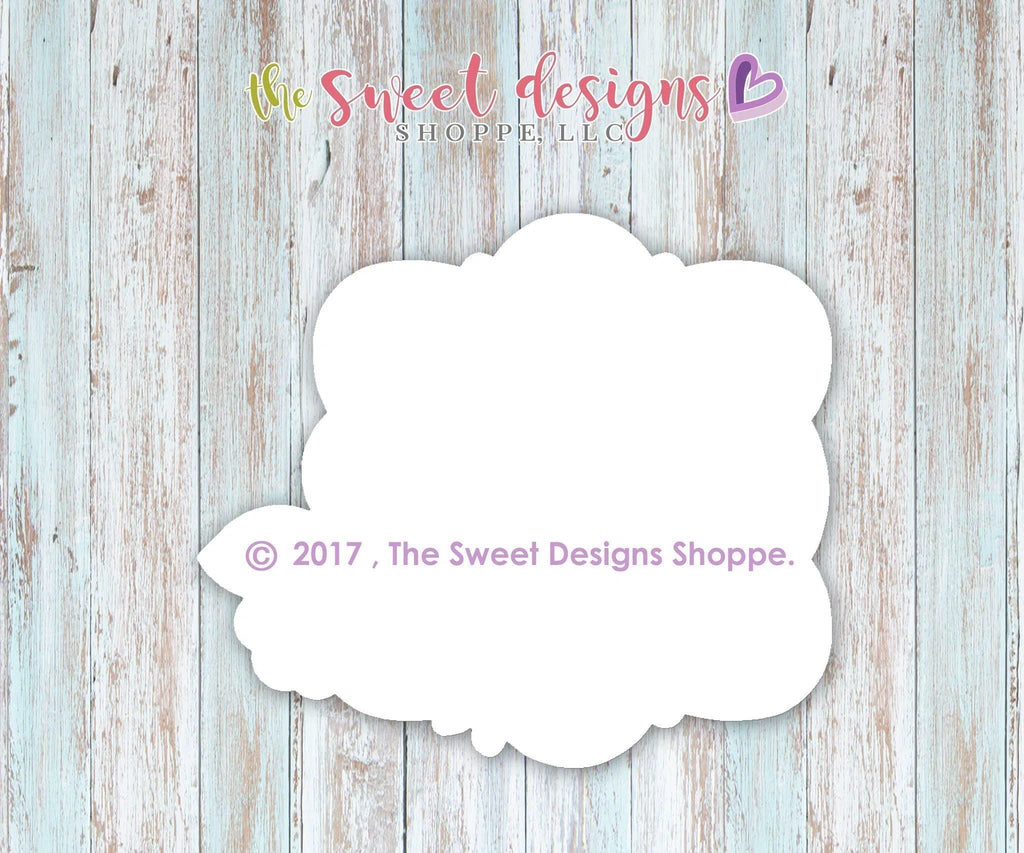 Cookie Cutters - Frame with Flowers - Cookie Cutter - The Sweet Designs Shoppe - TSDS - - 4th,4th July,4th of July,ALL,Bachelorette,Cookie Cutter,date plaque,fourth of July,Grad,graduations,Independence,Patriotic,Plaque,Promocode,save the date,save the date plaque,School,School / Graduation,USA,Wedding