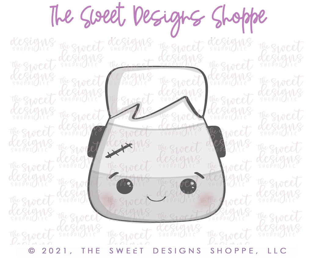 Cookie Cutters - Frankenstein Candy Corn - Cookie Cutter - The Sweet Designs Shoppe - TSDS - - ALL,Candy corn,Cookie Cutter,Fall / Halloween,Food,Food & Beverages,Frankestein,Halloween,Promocode,Sweets,trick or treat