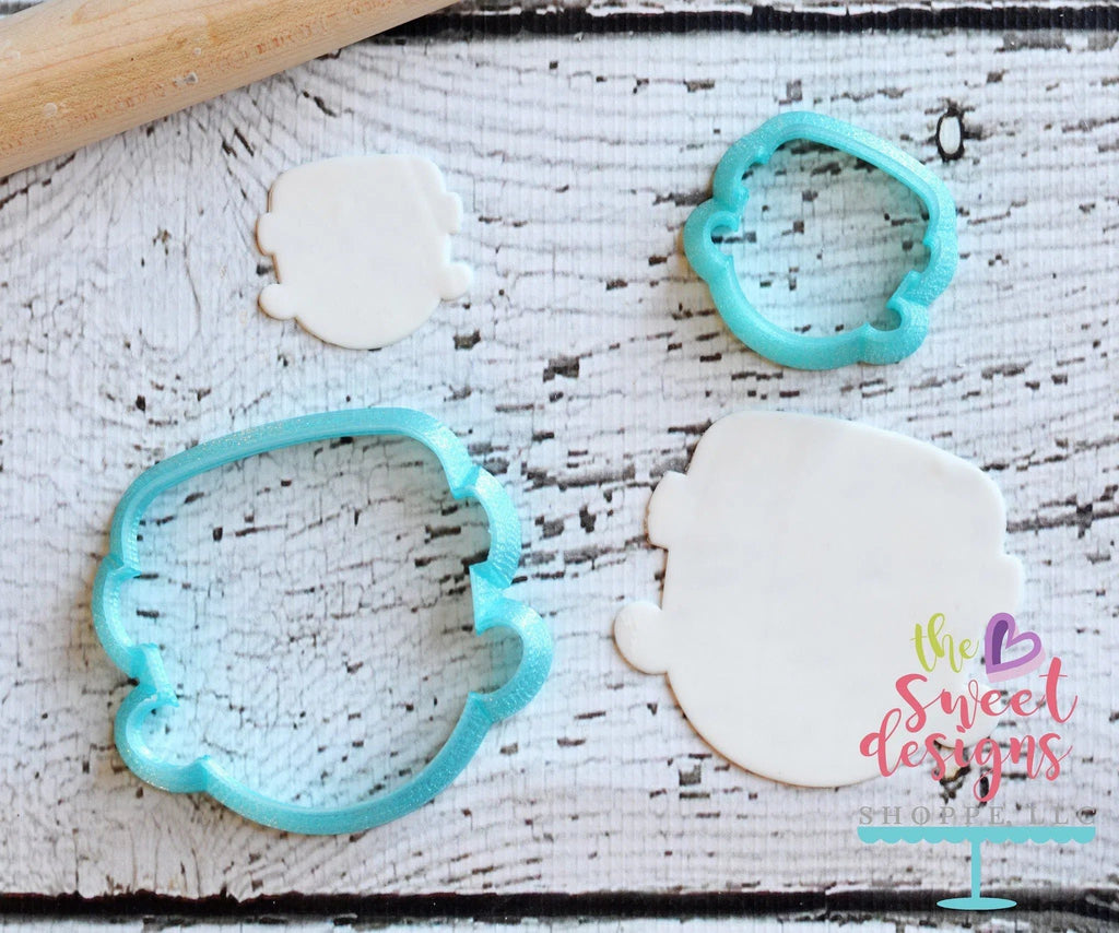 Cookie Cutters - Frankenstein Face V2 - Cookie Cutter - The Sweet Designs Shoppe - TSDS - - Addams Family,ALL,Cookie Cutter,Customize,Fall / Halloween,halloween,Promocode,trick or treat