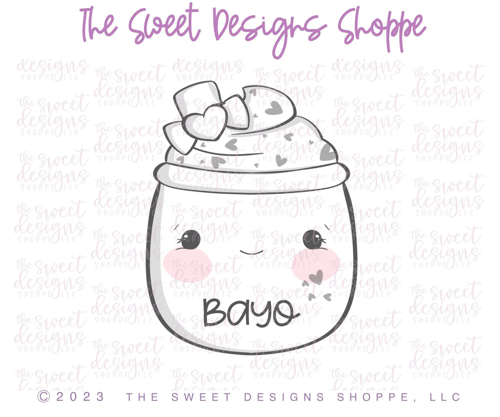 Cookie Cutters - Frappe Plush - Cookie Cutter - The Sweet Designs Shoppe - TSDS - - ALL,Baby / Kids,baby toys,Cookie Cutter,Food,Food and Beverage,Food beverages,kid,kids,Kids / Fantasy,Plush,Promocode,STL,toy,toys,valentine,valentines