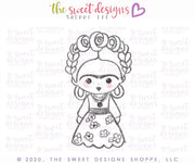 Cookie Cutters - Frida Kahlo - Cookie Cutter - The Sweet Designs Shoppe - TSDS - - ALL,Cookie Cutter,frida,mexico,Promocode