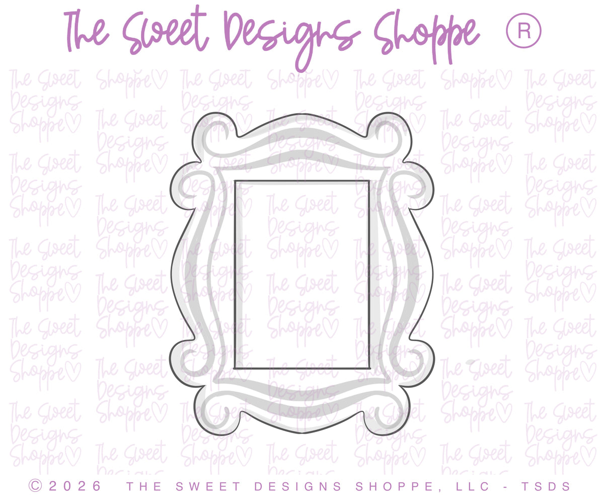 Cookie Cutters - Friends Frame - Cookie Cutter - The Sweet Designs Shoppe - TSDS - - ALL,Best Friends Forever,Cookie Cutter,frame,friends frame,Plaque,Plaques,Promocode,STL