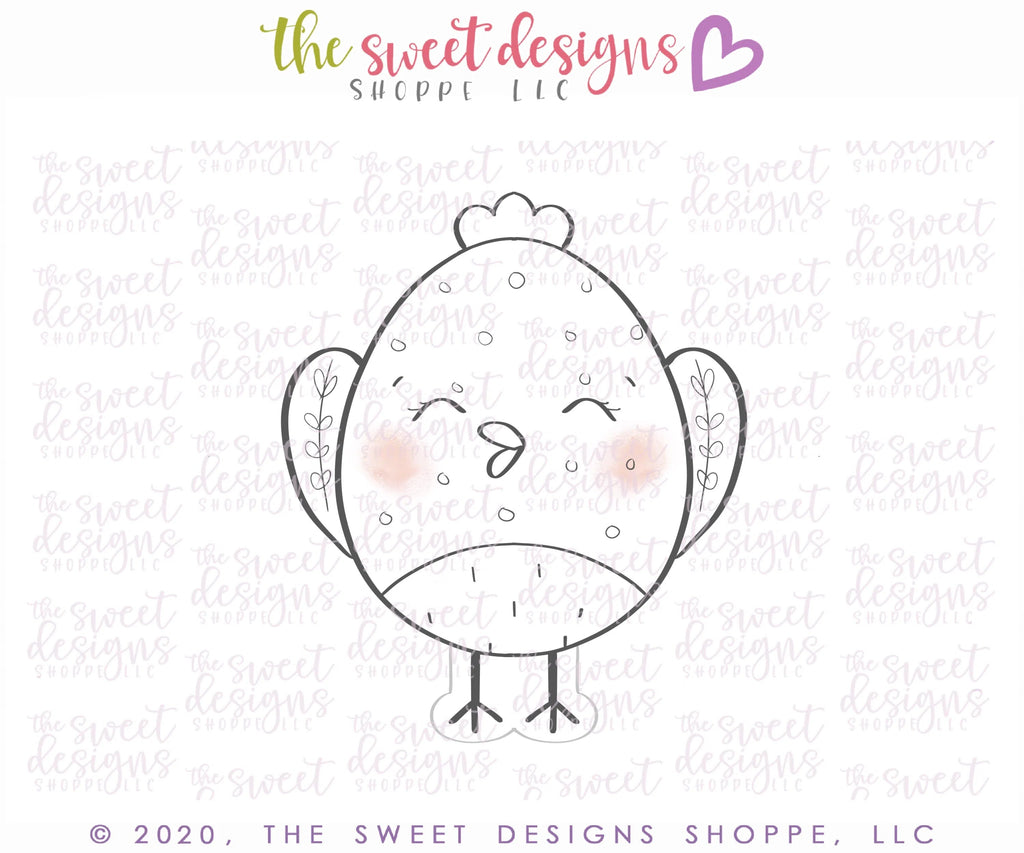 Cookie Cutters - Front Kid Chick - Cookie Cutter - Sweet Designs Shoppe - - 041120, ALL, Animal, Animals, Animals and Insects, Chick, chicken, Cookie Cutter, Easter, Easter / Spring, Egg, Girly, mother, Mothers Day, Promocode