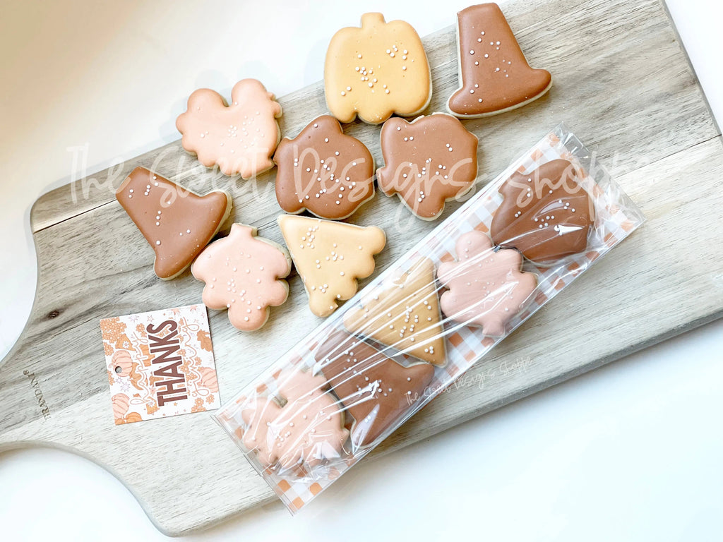 Cookie Cutters - Frosted Crackers Thanksgiving Cookie Cutters - Set of 6 - Sweet Designs Shoppe - - ALL, Cookie Cutter, Fall, Fall / Halloween, Fall / Thanksgiving, Frosted Cracker, Mini Sets, Promocode, regular sets, set
