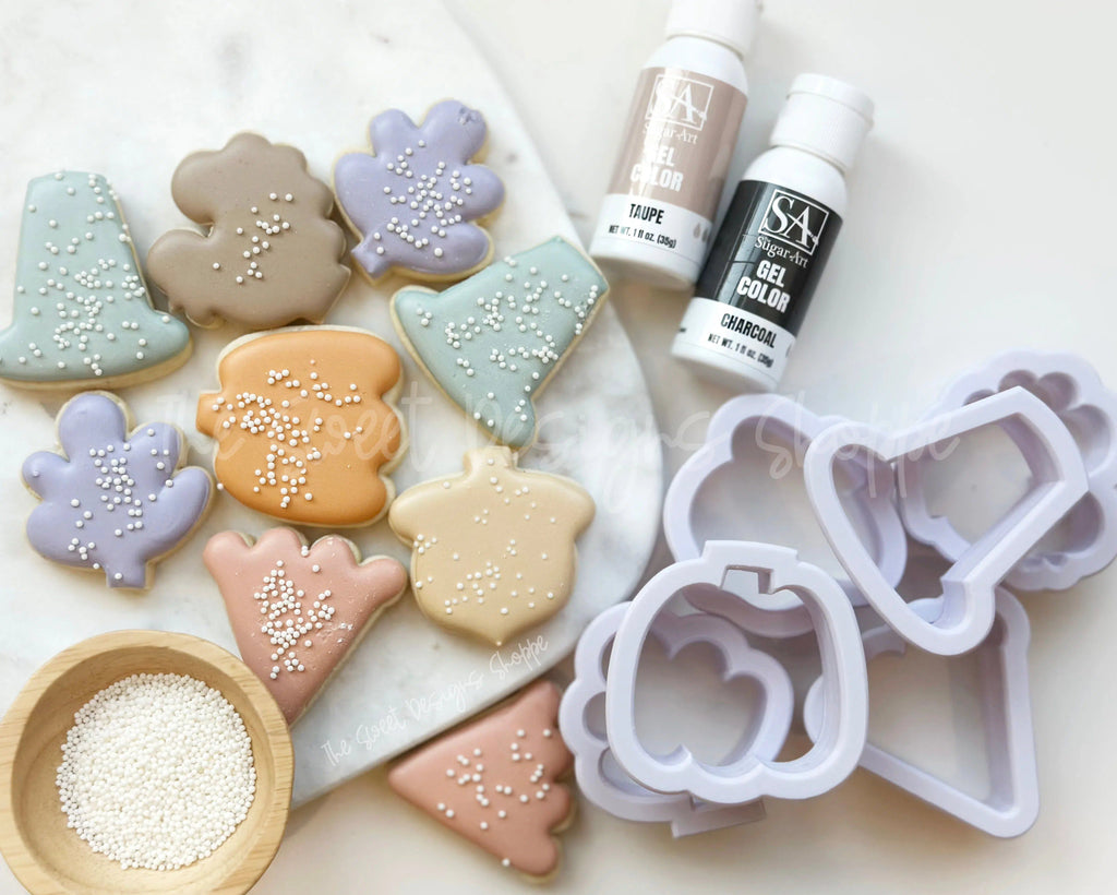 Cookie Cutters - Frosted Crackers Thanksgiving Cookie Cutters - Set of 6 - The Sweet Designs Shoppe - TSDS - - ALL,Cookie Cutter,Fall,Fall / Halloween,Fall / Thanksgiving,Frosted Cracker,Mini Sets,Promocode,regular sets,set,STL,thanksgiving