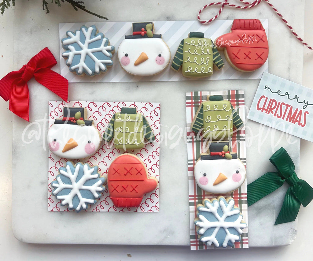 Cookie Cutters - Frosty Land Mini Set - Set of 4 - Cookie Cutters - The Sweet Designs Shoppe - TSDS - - ALL,Christmas,Christmas / Winter,Cookie Cutter,Frosty,Mini Sets,Promocode,regular sets,set,Snowman,Winter