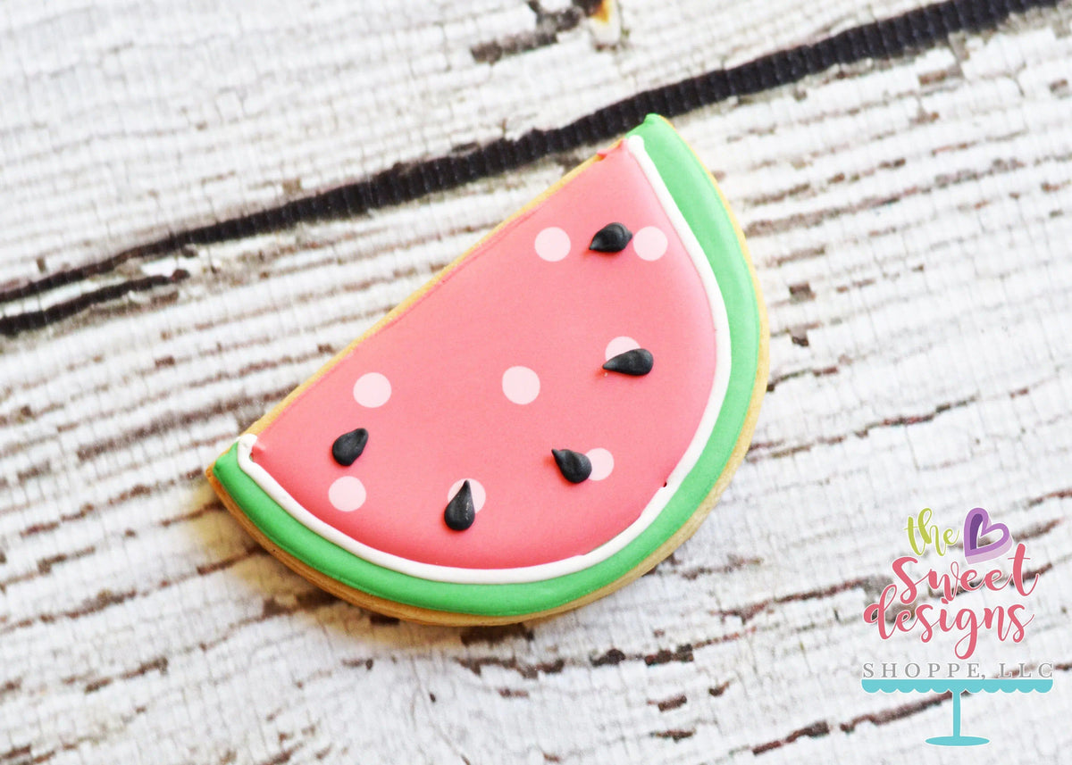 Cookie Cutters - Fruit Slice - Cookie Cutter - The Sweet Designs Shoppe - TSDS - - ALL,Cinco de Mayo,Cookie Cutter,Food,Food and Beverage,Food beverages,Fruit,fruits,Fruits and Vegetables,Lemon,Lime,Luau,Orange,Party,Promocode,Slice,STL,summer,Tropical,Watermelon