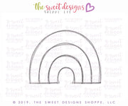 Cookie Cutters - Full Rainbow - Cookie Cutter - The Sweet Designs Shoppe - TSDS - - ALL,Cookie Cutter,fantasy,Holiday,Nature,patrick,patrick's,Promocode,Rain,Spring,ST PATRICK,St. Pat,St. Patricks,Trees Leaves and Flowers,Weather