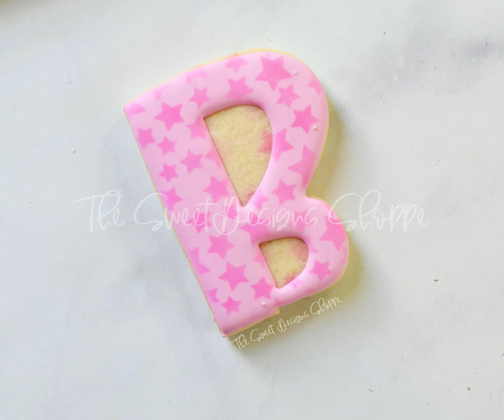 Cookie Cutters - Funky B - Cookie Cutter - The Sweet Designs Shoppe - TSDS - - ALL,Boo,Cookie Cutter,halloween,letter,Lettering,Letters,letters and numbers,Promocode,text