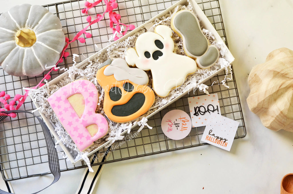 Cookie Cutters - Funky Boo Set - Cookie Cutters - The Sweet Designs Shoppe - - ALL, Cookie Cutter, Fall / Halloween, Halloween, Halloween set, Halloween Sets, Mini Sets, Promocode, regular sets, set