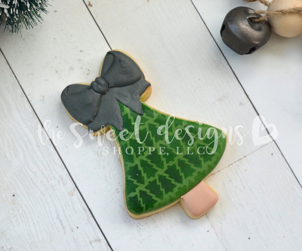 Cookie Cutters - Funky Chrismtas Tree v2- Cookie Cutter - The Sweet Designs Shoppe - - ALL, Christmas, Christmas / Winter, Cookie Cutter, Decoration, Flower, Forest, Leaves, Nature, Ornament, Promocode, Tree, Winter