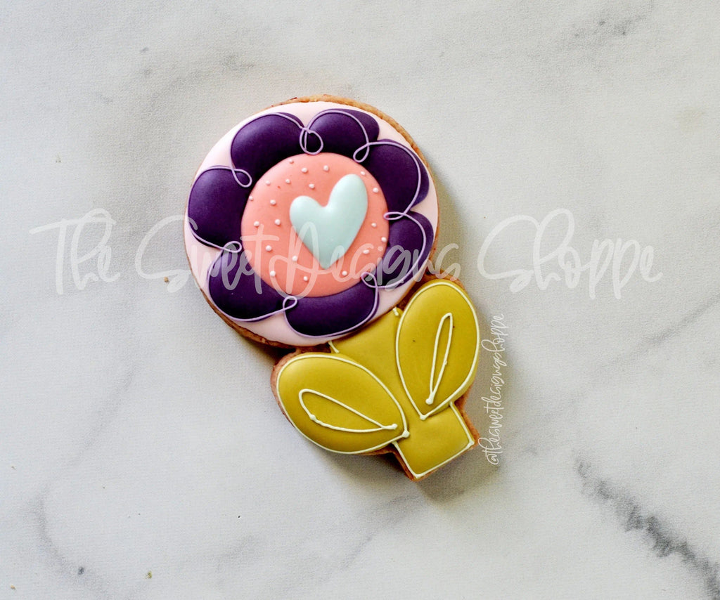 Cookie Cutters - Funky Circle Flower - Cookie Cutter - The Sweet Designs Shoppe - TSDS - - ALL,Cookie Cutter,easter,Easter / Spring,Flower,Flowers,Leaves and Flowers,Mothers Day,nature,Promocode,Trees Leaves and Flowers,Valentine,Valentines,Woodlands Leaves and Flowers