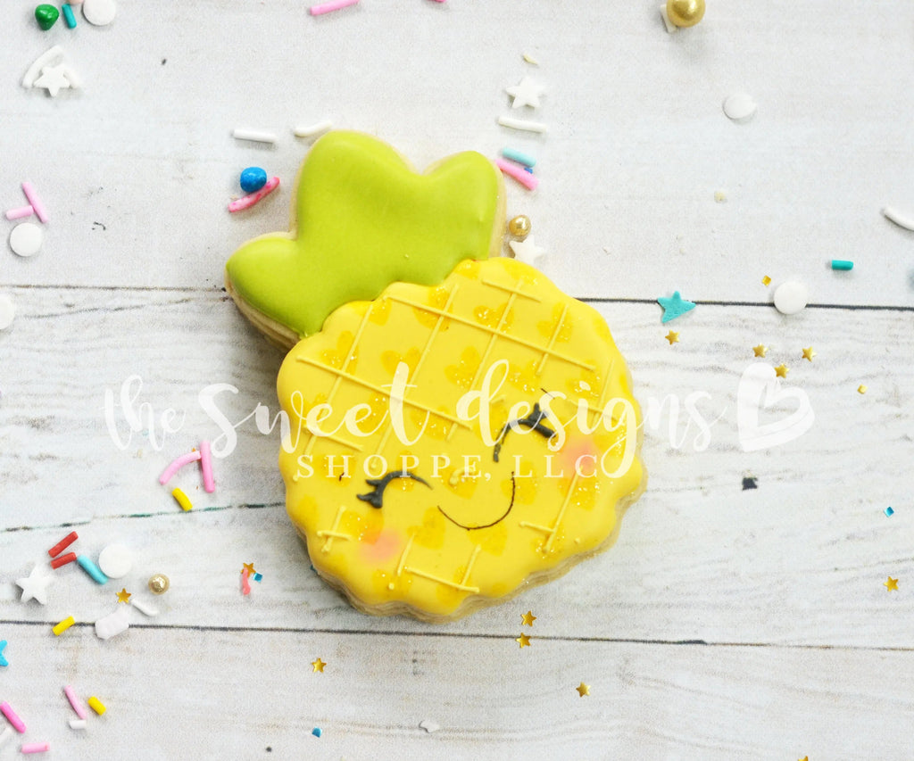 Cookie Cutters - Funky Cute Pineapple - Cookie Cutter - Sweet Designs Shoppe - - 2019, ALL, Cookie Cutter, Food, Food & Beverages, fruit, fruits, Fruits and Vegetables, pinapple, Promocode, Summer