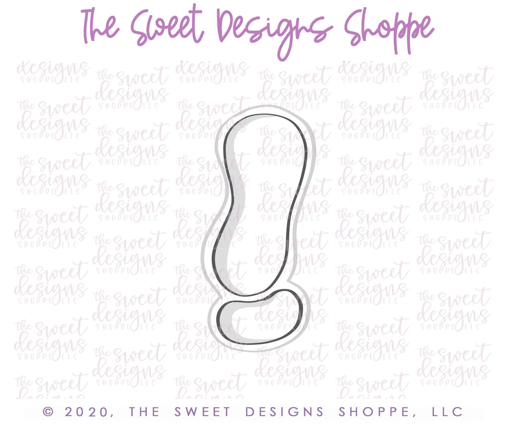 Cookie Cutters - Funky Exclamation Mark - Cookie Cutter - Sweet Designs Shoppe - - ALL, Cookie Cutter, Fonts, halloween, letter, Lettering, Letters, letters and numbers, Promocode, text, trick or treat
