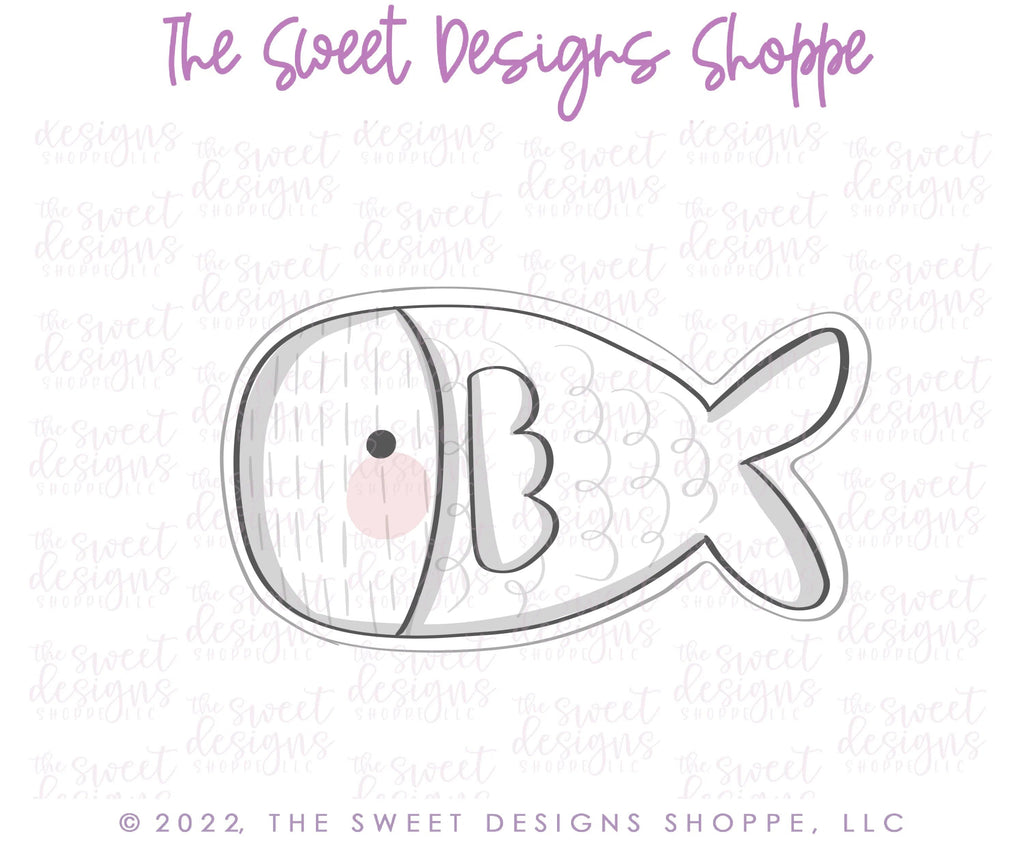 Cookie Cutters - Funky Fish - Cookie Cutter - Sweet Designs Shoppe - - ALL, Animal, Animals, Animals and Insects, Cookie Cutter, Kids / Fantasy, Promocode, summer, under the sea