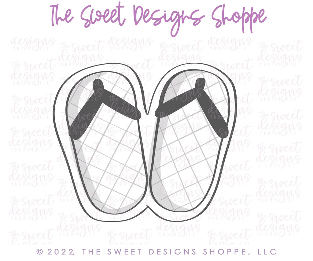 Cookie Cutters - Funky Flip Flops - Cutter - Sweet Designs Shoppe - - Accesories, ALL, beauty, clothes, Clothing / Accessories, Cookie Cutter, Promocode, Summer