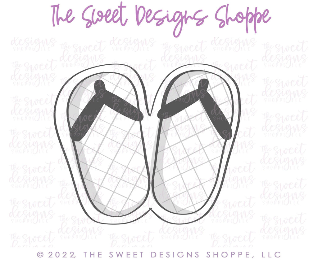 Cookie Cutters - Funky Flip Flops - Cookie Cutter - The Sweet Designs Shoppe - - Accesories, ALL, beauty, clothes, Clothing / Accessories, Cookie Cutter, Promocode, Summer