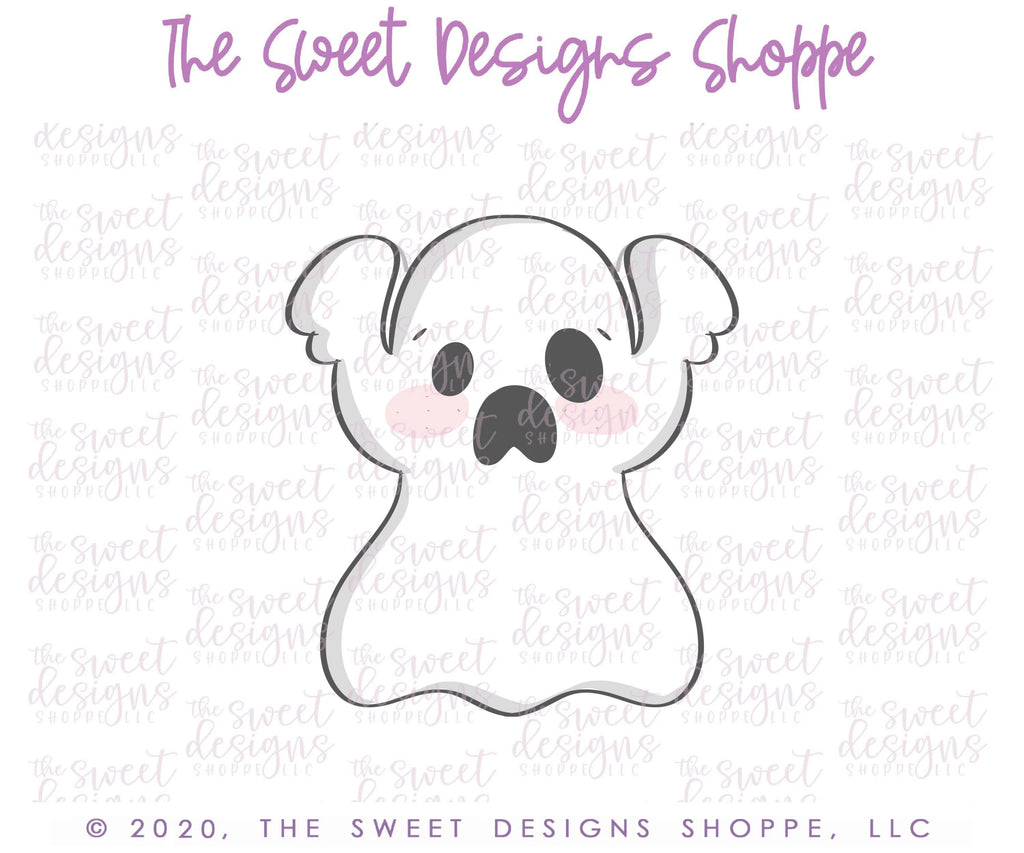 Cookie Cutters - Funky Ghost - Cookie Cutter - The Sweet Designs Shoppe - - ALL, Boo, Cookie Cutter, Ghost, halloween, Promocode