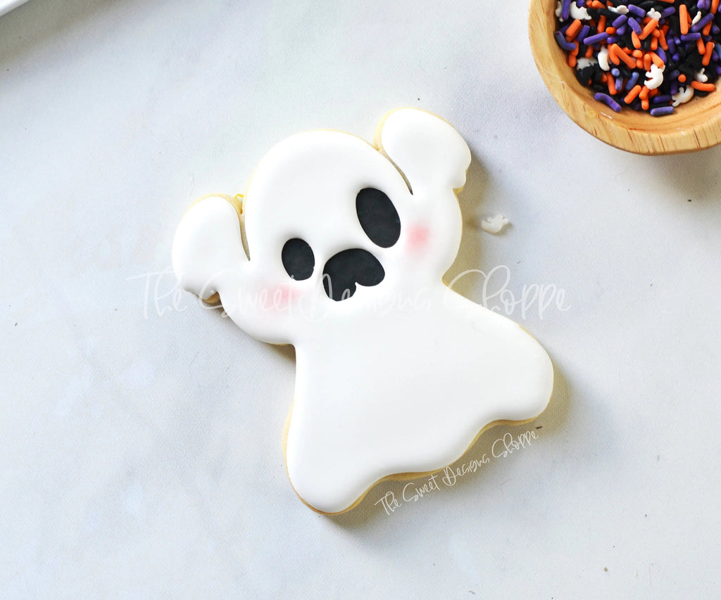 Cookie Cutters - Funky Ghost - Cookie Cutter - The Sweet Designs Shoppe - - ALL, Boo, Cookie Cutter, Ghost, halloween, Promocode