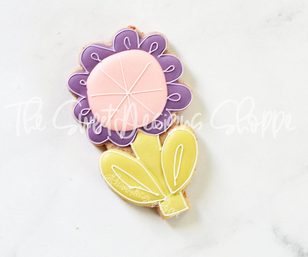 Cookie Cutters - Funky Happy Flower - Cookie Cutter - Sweet Designs Shoppe - - ALL, Cookie Cutter, Daisy, easter, Easter / Spring, Flower, Flowers, Leaves and Flowers, Mothers Day, nature, Promocode, Trees Leaves and Flowers, Valentine, Valentines, Woodlands Leaves and Flowers