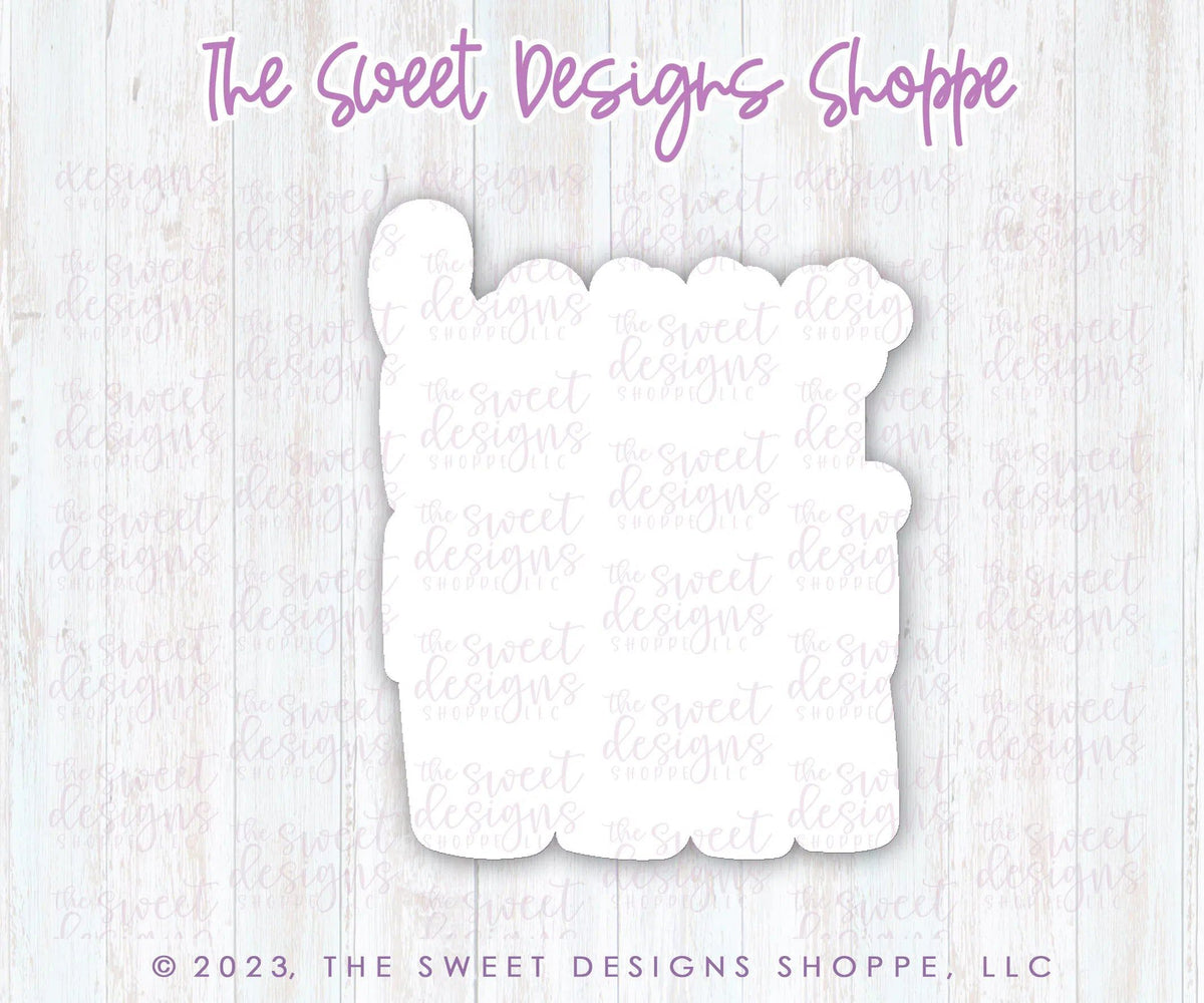Cookie Cutters - Funky Happy Halloween Plaque - Cookie Cutter - The Sweet Designs Shoppe - TSDS - - ALL,Cookie Cutter,Fall / Halloween,halloween,handlettering,happy halloween,Plaque,Plaques,PLAQUES HANDLETTERING,Promocode,STL