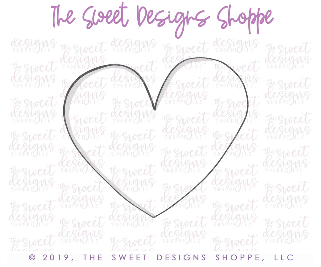 Cookie Cutters - Funky Heart 2019 - Cookie Cutter - The Sweet Designs Shoppe - TSDS - - ALL,Cookie Cutter,Heart,Love,Promocode,valenteine,valentine,Valentines,Wedding