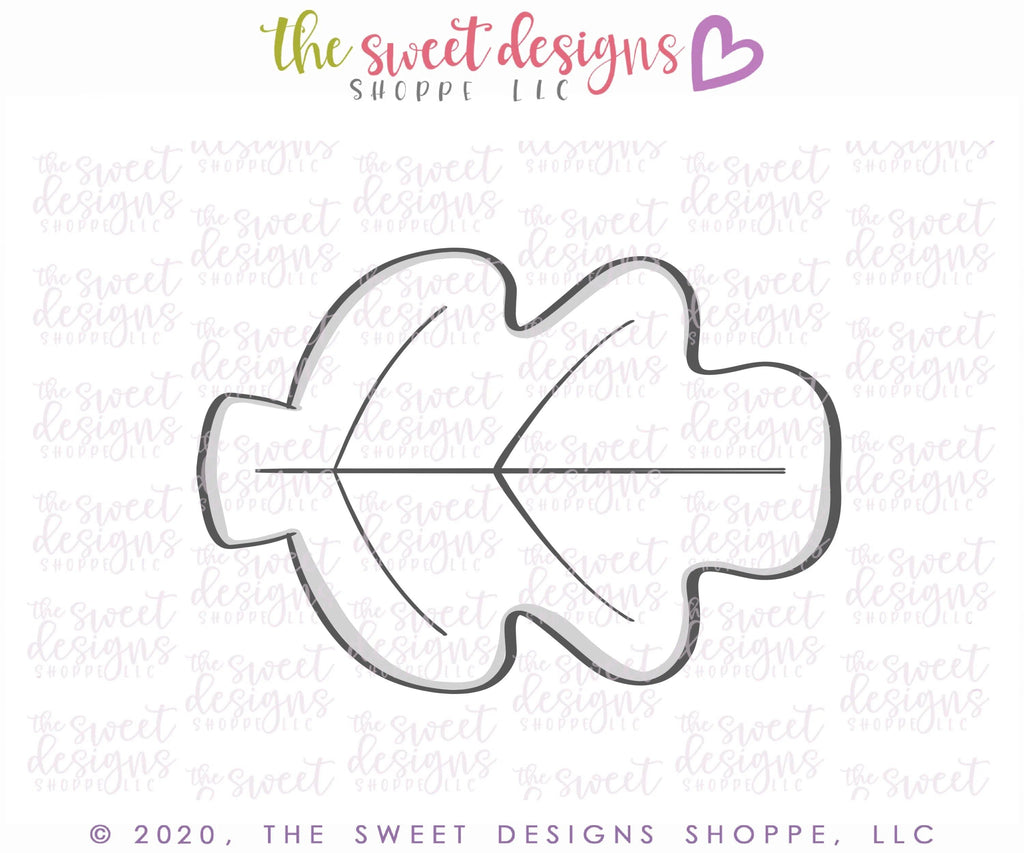 Cookie Cutters - Funky Leaf - Cookie Cutter - The Sweet Designs Shoppe - - ALL, Cookie Cutter, Fall / Halloween, Fall / Thanksgiving, Fall Woodlands, Halloween, Leaves, Leaves and Flowers, Nature, Promocode, Thanksgiving, Trees Leaves and Flowers, Woodlands, Woodlands Leaves and Flowers