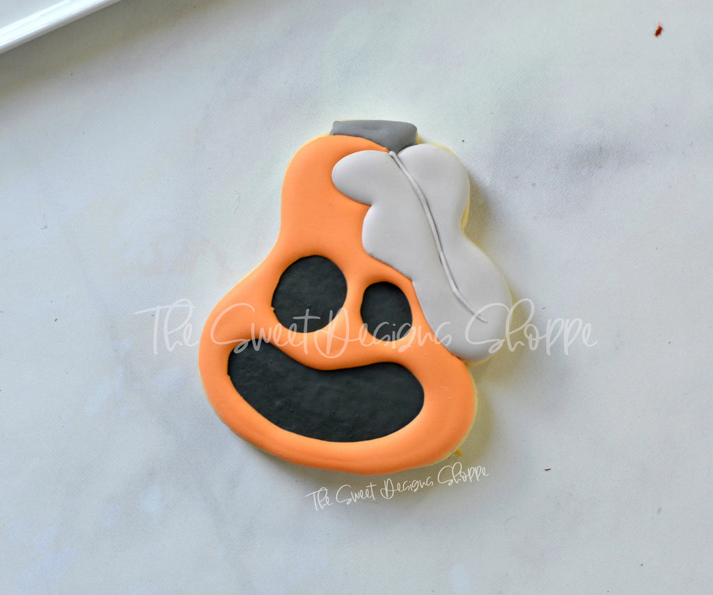 Cookie Cutters - Funky Pumpkin - Cookie Cutter - The Sweet Designs Shoppe - - ALL, Autumn, Cookie Cutter, Fall, Fall / Halloween, Fall / Thanksgiving, Food, Food & Beverages, Fruits and Vegetables, Halloween, Promocode, Pumpkin, thanksgiving