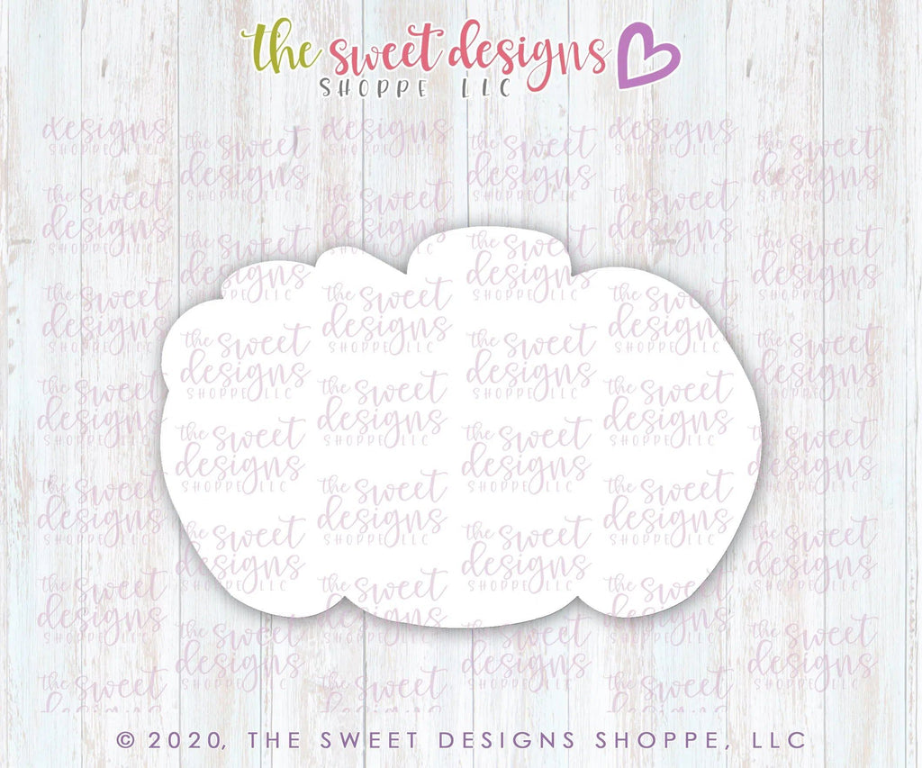 Cookie Cutters - Funky Short Pumpkin - Cookie Cutter - The Sweet Designs Shoppe - TSDS - - ALL,Autumn,Cookie Cutter,Fall,Fall / Halloween,Fall / Thanksgiving,Food,Food & Beverages,Fruits and Vegetables,Halloween,Promocode,Pumpkin,STL,thanksgiving