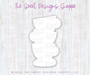 Cookie Cutters - Funky Stacked Tea Cups - Cookie Cutter - The Sweet Designs Shoppe - TSDS - - ALL,beverage,Cookie Cutter,Food,Food & Beverages,Food and Beverage,MOM,mother,Mothers Day,Promocode,tea