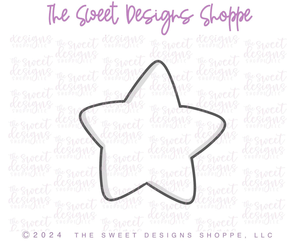 Cookie Cutters - Funky Star - Cookie Cutter - The Sweet Designs Shoppe - TSDS - - 4th,4th July,4th of July,advent,ALL,basic,Basic Shapes,BasicShapes,Christmas,Christmas / Winter,Christmas Cookies,Cookie Cutter,modern,Patriotic,Promocode,STL,USA