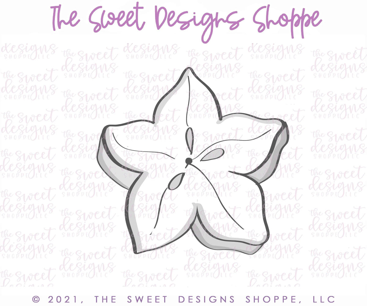 Cookie Cutters - Funky Star Fruit - Cookie Cutter - The Sweet Designs Shoppe - TSDS - - ALL,Cookie Cutter,food,Food & Beverages,fruit,fruits,Fruits and Vegetables,Ocean,Promocode,starfruit,STL,Summer,under the sea