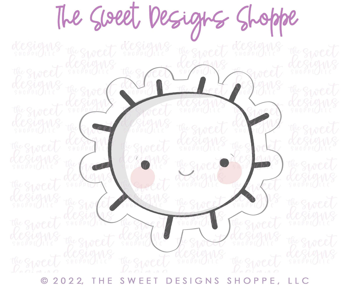 Cookie Cutters - Funky Sun - Cookie Cutter - The Sweet Designs Shoppe - TSDS - - ALL,Cookie Cutter,garden,gardening,hobbie,Hobbies,Hobbies and Camping,hobby,Nature,Promocode,STL,Summer,summer plaque,sun,teacher,teacher appreciation