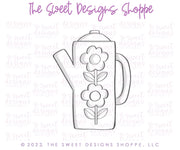Cookie Cutters - Funky Tea Party Set - Set of 4 - Cookie Cutters - The Sweet Designs Shoppe - TSDS - - ALL,Baby / Kids,Cookie Cutter,groovy,kids,Kids / Fantasy,Kids class,Mini Sets,MOM,mother,Mothers Day,Promocode,regular sets,Retro,set,STL