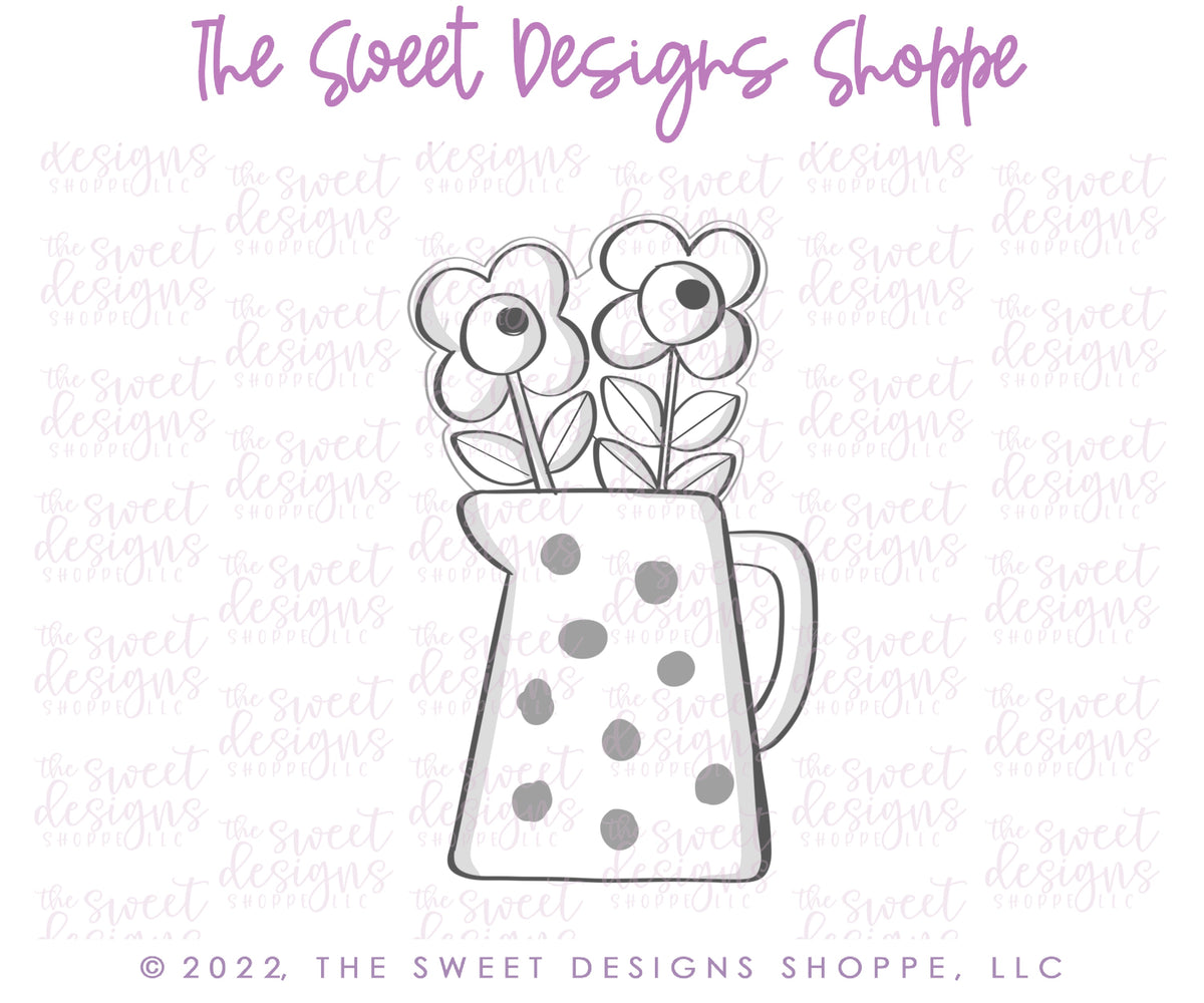 Cookie Cutters - Funky Tea Party Set - Set of 4 - Cookie Cutters - The Sweet Designs Shoppe - TSDS - - ALL,Baby / Kids,Cookie Cutter,groovy,kids,Kids / Fantasy,Kids class,Mini Sets,MOM,mother,Mothers Day,Promocode,regular sets,Retro,set,STL