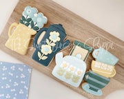 Cookie Cutters - Funky Tea Party Set - Set of 4 - Cookie Cutters - The Sweet Designs Shoppe - TSDS - - ALL,Baby / Kids,Cookie Cutter,groovy,kids,Kids / Fantasy,Kids class,Mini Sets,MOM,mother,Mothers Day,Promocode,regular sets,Retro,set,STL