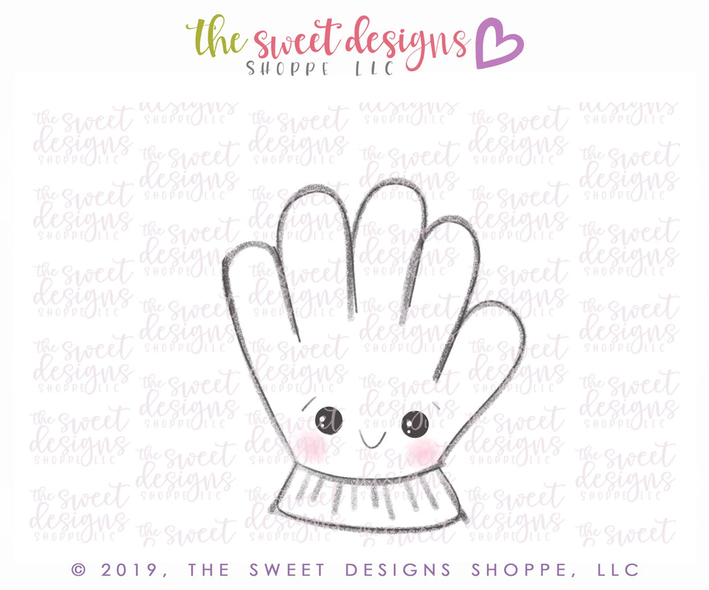 Cookie Cutters - Garden Glove - Cookie Cutter - Sweet Designs Shoppe - - 2019, accessory, ALL, Cookie Cutter, garden, gardening, gloves, hobbie, landscaping, mother, mothers DAY, Nature, Plants, Promocode, teacher appreciation
