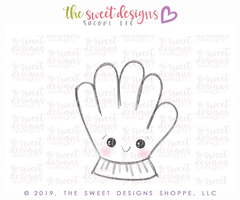 Cookie Cutters - Garden Glove - Cookie Cutter - The Sweet Designs Shoppe - - 2019, accessory, ALL, Cookie Cutter, garden, gardening, gloves, hobbie, landscaping, mother, mothers DAY, Nature, Plants, Promocode, teacher appreciation