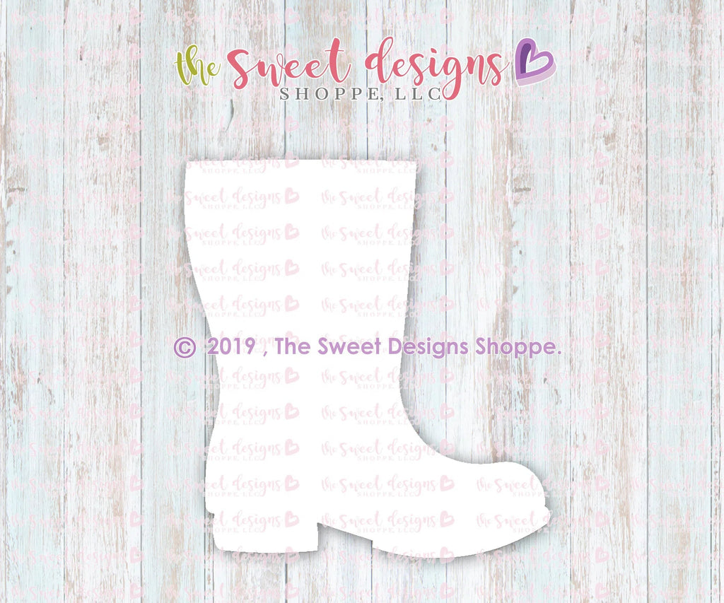 Cookie Cutters - Gardening Boot - Cookie Cutter - Sweet Designs Shoppe - - 2019, accessory, ALL, clothing, Cookie Cutter, garden, gardening, hobbie, landscaping, mother, Mothers Day, Nature, Promocode