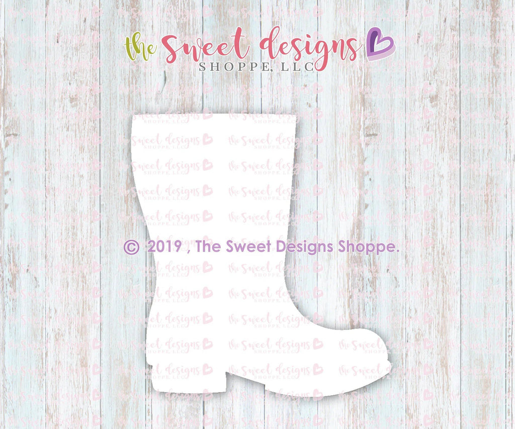 Cookie Cutters - Gardening Boot - Cookie Cutter - The Sweet Designs Shoppe - TSDS - - accessory,ALL,clothing,Cookie Cutter,garden,gardening,hobbie,landscaping,mother,Mothers Day,Nature,Promocode
