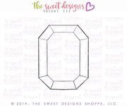 Cookie Cutters - Gem One - Cookie Cutter - The Sweet Designs Shoppe - TSDS - - ALL,basic,Basic Shapes,BasicShapes,Cookie Cutter,Diamond,Gem,precious stone,Promocode,STL,Valentine,Valentines