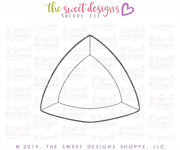 Cookie Cutters - Gem Three - Cookie Cutter - The Sweet Designs Shoppe - TSDS - - ALL,basic,Basic Shapes,BasicShapes,Cookie Cutter,Diamond,Gem,precious stone,Promocode,STL,Valentine,Valentines
