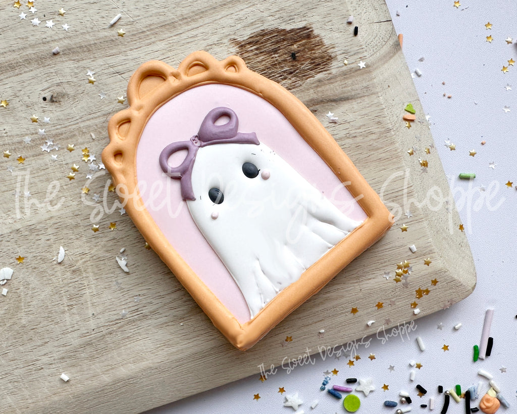 Cookie Cutters - Ghost Frame - Cookie Cutter - The Sweet Designs Shoppe - TSDS - - ALL,Cookie Cutter,halloween,Misc,Miscelaneous,Miscellaneous,Plaque,Plaques,PLAQUES HANDLETTERING,Promocode,STL